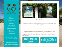 Tablet Screenshot of coconutgroveantigua.com